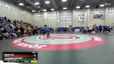 150 lbs Cons. Round 4 - Omar Diaz, Fenton vs Channing Anthony, Friendship Christian