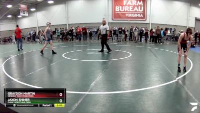 113 lbs Semifinal - Graydon Martin, Virginia Team Predators vs Jaxon Shiner, Clinic Wrestling FXBG