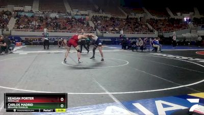 D4-165 lbs Cons. Round 2 - Keagan Porter, Mogollon vs Carlos Madrid, Benjamin Franklin