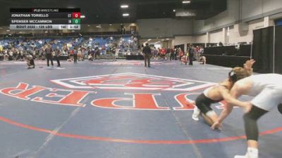 126 lbs Round Of 128 - Jonathan Toriello, CT vs Spenser McCammon, IN