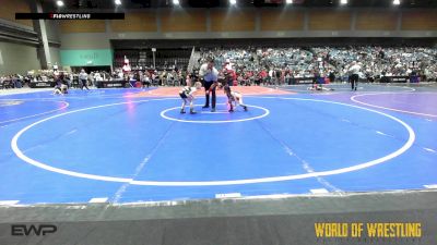 52 lbs Round Of 16 - Khloe Alvarado, Kalispell Wrestling Club vs Clementine Reed, Legacy Elite Wrestling Club