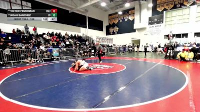 138 lbs Cons. Round 2 - Noah Sanchez, Victor Valley vs Victor Feuerman, Valencia/Valencia