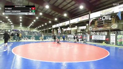 98 lbs Round 2 - Tommy Thompson, Laurel Matburners vs Ty Volk, Devils Lake