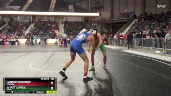 165 lbs Cons. Round 2 - Landon Bonjour, Winfield vs Wyatt Lovell, Pratt