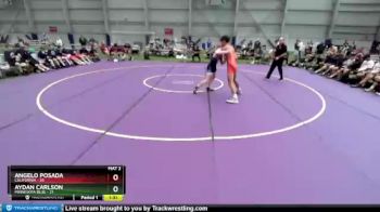 160 lbs Round 2 (8 Team) - Angelo Posada, California vs Aydan Carlson, Minnesota Blue