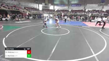 137 lbs Semifinal - Brody Ridenour, Bearcave WC vs Eli Martinez, Jefferson