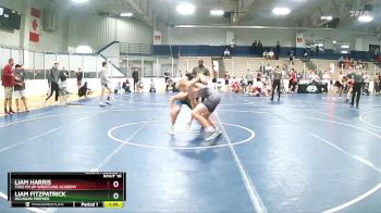 140 lbs Champ. Round 1 - Liam Harris, Toss Em Up Wrestling Academy vs Liam Fitzpatrick, Michigan Premier