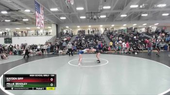 135 lbs Semifinal - Millie Bradley, Prodigy Wrestling vs Kayden Sipp, 2TG