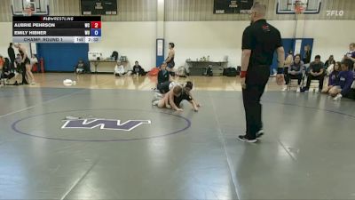 138 Open Champ. Round 1 - Emily Hibner, Waldorf University vs Aubrie Pehrson, Wartburg