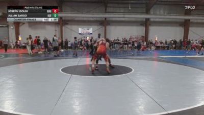132 lbs Quarterfinal - Joseph Isoldi, Bergen Catholic vs Julian Zargo, RISE