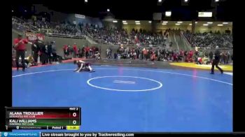 117 lbs Quarterfinal - Alana Troullier, Deschutes Mat Club vs Kali Williams, Oakridge Mat Club