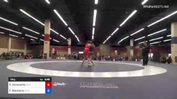 76 kg Round Of 16 - Sam Simonette, Georgia Girls Wrestling Club vs Faith Macharia, Spartan Mat Club