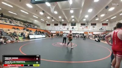 285 lbs Semis & 1st Wrestleback (8 Team) - Jared Taylor, Rawlins vs Cash McCann, Pinedale