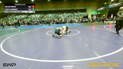 101 lbs Quarterfinal - Dillon Regis, Askeo International Matclub vs Kash Clementi, Gladiator Academy