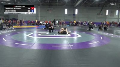 131 lbs Champ. Round 2 - Vanessa Aguirre, Simpson vs Mia Goodwin, Iowa