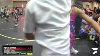 50 lbs Round 4 (6 Team) - Roman Carter, Ares Black vs Jeffrey Lutes, Ragin Raisins Wrestling Club