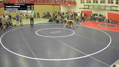 138 lbs Champ. Round 2 - Hudson Piper, Bend vs Romeo Gwerder, Enumclaw