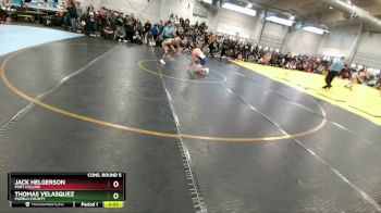 138 lbs Cons. Round 5 - Jack Helgerson, Fort Collins vs Thomas Velasquez, Pueblo County
