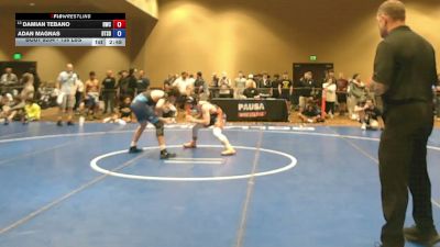 138 lbs Cons. Rd Of 16 - Damian Tebano, Hammer Wrestling Club vs Adan Magnas, Beat The Streets DC