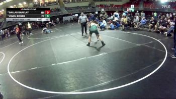 140 lbs Cons. Semi - Dallas Barclay, Norris Wrestling Club vs Cinch Reiser, Sandhills Thedford Knights