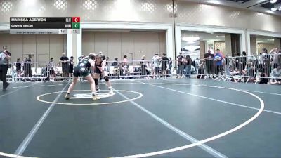 123 lbs Consi Of 32 #1 - Marissa Agerton, Elite Force WC vs Gwen Leon, Animal House