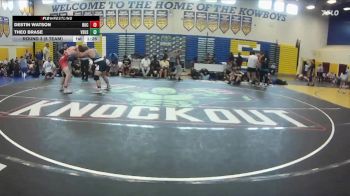 190 lbs Round 3 (8 Team) - Theo Brase, VSUS Athletics RTC vs Destin Watson, Buchholz
