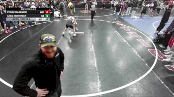 126 lbs Cons. Round 3 - Cass Rothrock, Tonasket vs Ryder Markezic, West Valley (Spokane)