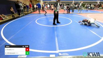 46 lbs Final - James Evans, Bartlesville Wrestling Club vs Kade Whitenack, Pryor Tigers