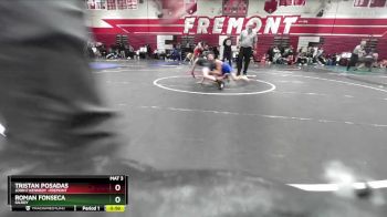 106 lbs Cons. Round 3 - Tristan Posadas, John F Kennedy -Fremont vs Roman Fonseca, Gilroy