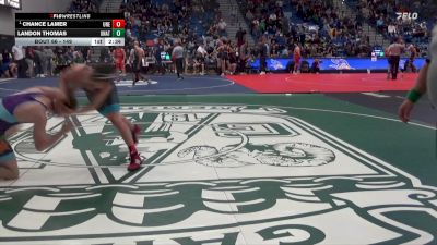 149 lbs Champ. Round 2 - Chance Lamer, Unattached-Nebraska vs Landon Thomas, Unattached