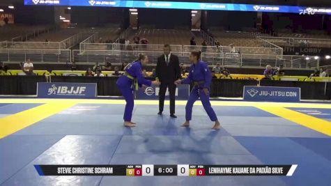 Lenihayme Kauane Da Paixão Silve vs Stevie Christine Schram 2025 Pan Jiu Jitsu IBJJF Championship