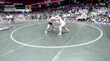 190 lbs D1/d2/d3 Finals (sat 3:00 P.m.) - Wyatt Wetzel, Weyauwega-Fremont vs Clayton Yanna, Mineral Point