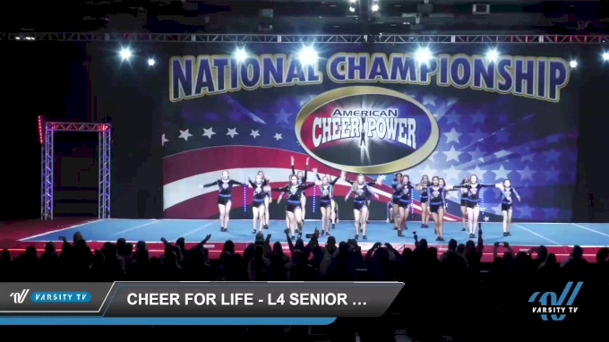 Cheer For Life L4 Senior Coed [2022 L4 Senior Coed D2 Day 2] 2022