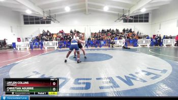 220 lbs Champ. Round 2 - Christian Aguirre, St. Joseph (Santa Maria) vs Jaylen Collins, Camarillo