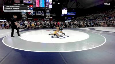 113 lbs Champ. Rd Of 64 - Liam McGettigan, MD vs Cameron Jackson, CA