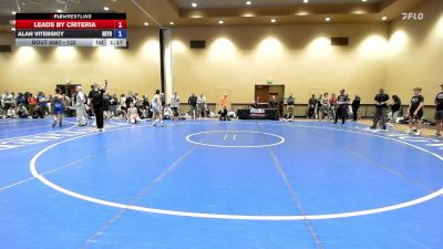 132 lbs Cons. Round 3 - Austin Parsons, Pennsylvania vs Alan Vitebskiy, New York