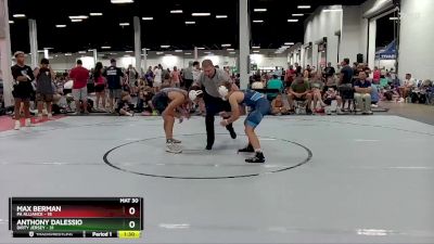 115 lbs Round 1 (4 Team) - Max Berman, PA Alliance vs Anthony DAlessio, Dirty Jersey