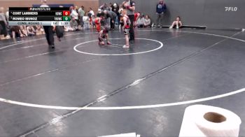49 lbs Cons. Round 1 - Romeo Munoz, Thunder Ridge Outlaws Wrestling Club vs Cort Lammers, Kimberly Bulldog Wrestling Club