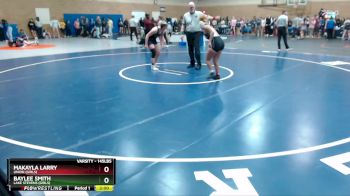 145lbs Champ. Round 2 - Baylee Smith, Lake Stevens (Girls) vs Makayla Larry, Union (Girls)