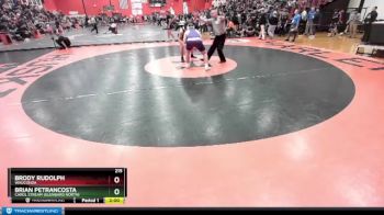 215 lbs Champ. Round 1 - Brian Petrancosta, Carol Stream (GLENBARD NORTH) vs Brody Rudolph, WAUCONDA