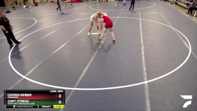 170 lbs Cons. Semi - Cayden Kimber, Minnesota vs Cody Hyrkas, Team Unit Wrestling Club