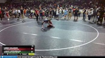 96 lbs Champ. Round 1 - Lance Lamoureaux, Palmer Divide Wrestling Inc. vs Jarek Gallegos, Betterman Elite Wrestling