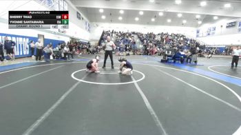 115 lbs Champ. Round 2 - Jayla Velasquez, Heritage (Romoland) vs Isabella Hillier, Santa Monica