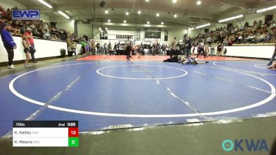 75 lbs Rr Rnd 3 - Gavin Sparks, Salina Wrestling Club vs Kyler Chewey, Chewy