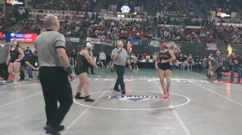 G - 170 lbs Semifinal - Faith Kistenmacher, Roundup (Girls) vs Natalia Samson, Choteau (Girls)