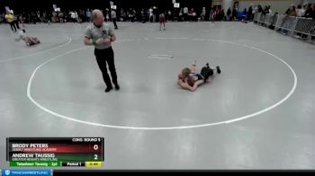 70 lbs Cons. Round 5 - Brody Peters, Sebolt Wrestling Academy vs Andrew Taussig, Greater Heights Wrestling