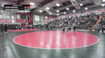 138 lbs Champ. Round 1 - Sevak Arakleyan, Burbank vs Peter Ruehlman, Dos Pueblos