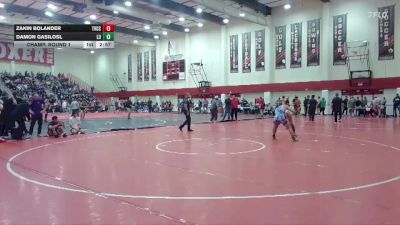 157 lbs Champ. Round 1 - Zakin Bolander, Treasure Valley CC vs Damon Gasilosl, Linfield University