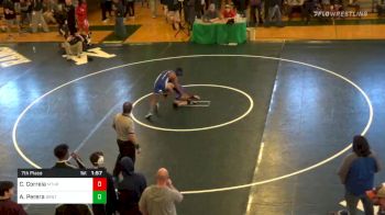 7th Place - Carson Correia, Mt. Hope vs Adheesh Perera, Braintree