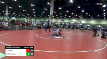 125 lbs Placement Matches (8 Team) - Madeline Thompson, FC Boom Squad vs Silvana Salas, Head Hunters